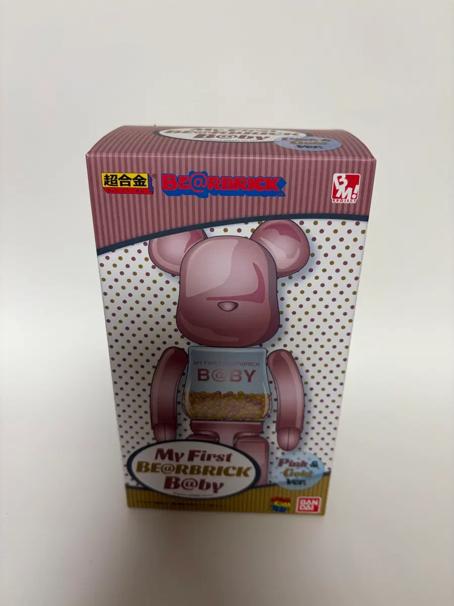 Be@rbrick Die-cast MY FIRST BE@RBRICK Pink & Gold | Bunjang Global